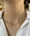 Gökyüzü Motifli Choker Kolye I 925 Gümüş