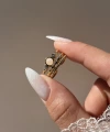 Krem Taşlı Vintage Yüzük