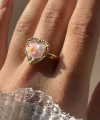 Pembe Kalp Sanat Yüzük