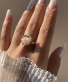 Pembe Kalp Sanat Yüzük