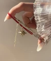 Kuzey Yıldızı Charmlı ve Kırmızı İpli Halhal