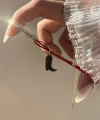 Çizme Charmlı ve Kırmızı İpli Halhal