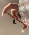 Çizme Charmlı ve Kırmızı İpli Halhal