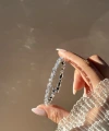 Dağınık Baget Taşlı Kelepçe Bileklik