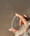 Dağınık Baget Taşlı Kelepçe Bileklik