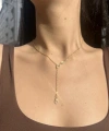 Sallantılı Harf ve Kalp Kolye
