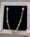 Çiçek Motifli Choker Kolye