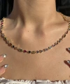 Renkli Geo Choker Kolye