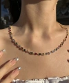 Renkli Geo Choker Kolye
