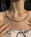 Renkli Geo Choker Kolye