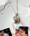 Oval Fotoğraflı Kolye