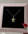 Aurea Turtle Kolye