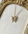 Taşlı Kelebek Kolye