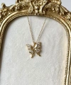 Taşlı Kelebek Kolye