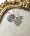 Kendi El Yazın ve Çizgisel Fotoğraflı Kolye