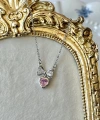 Fiyonk Pembe Kalp Kolye