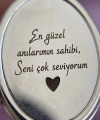 Fotoğraf ve Yazı detaylı Aynalı Ruj Charmı