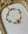 Amethyst Soleil Zincir Bileklik