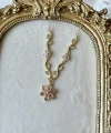 Pembe Taşlı Blossom Vine Kolye