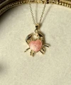 Pink Crab Kolye