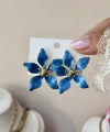 Sapphire Bloom Küpe
