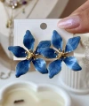 Sapphire Bloom Küpe