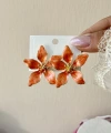 Amber Bloom Küpe