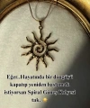 Spiral Güneş Kolyesi