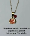 Boncuklu Bereket Narı Kolye