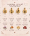 Doğum Ayı Çiçekleri Charm