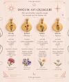 Doğum Ayı Çiçekleri Charm