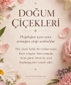 Taşlı Doğum Ayı Çiçekleri Charm