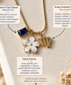 Anlamlı Charm ve Burç Taşı Kolyesi
