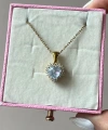 Aqua Heart Kolye