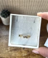 Beyaz Taşlı Vintage Yüzük