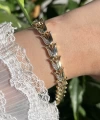 Lale Vintage Bileklik I 14K Altın Kaplama