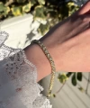 Vintage Çiçek Bileklik I 14K Altın Kaplama