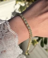 Vintage Çiçek Bileklik I 14K Altın Kaplama