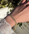 Vintage Çiçek Bileklik I 14K Altın Kaplama