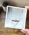Bordo Taşlı Vintage Yüzük I 14 Altın Kaplama