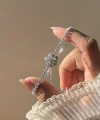 Kiraz Çiçekli Baby Bileklik I Çelik
