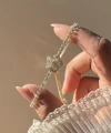 Kiraz Çiçekli Baby Bileklik I Çelik