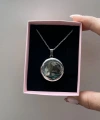 Çift Fotoğraflı Yuvarlak Kapaklı Kolye (2 cm)
