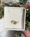 Davud Yıldızı Vintage Yüzük I 14 Altın Kaplama