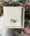 Davud Yıldızı Vintage Yüzük I 14 Altın Kaplama