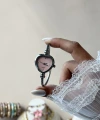 Pembe Kalp Ekran Kelepçe Saat