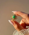 Emerald Sunburst Yüzük