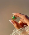 Emerald Sunburst Yüzük