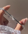 Fiyonklu İtalyan Baby Bileklik I Çelik