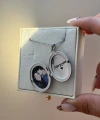 Fotoğraf ve Yazılı Oval Kapaklı Kolye (2,3 cm)